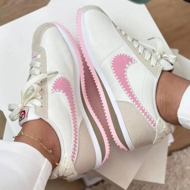Nike Cortez Blanco/Rosa – Mujer