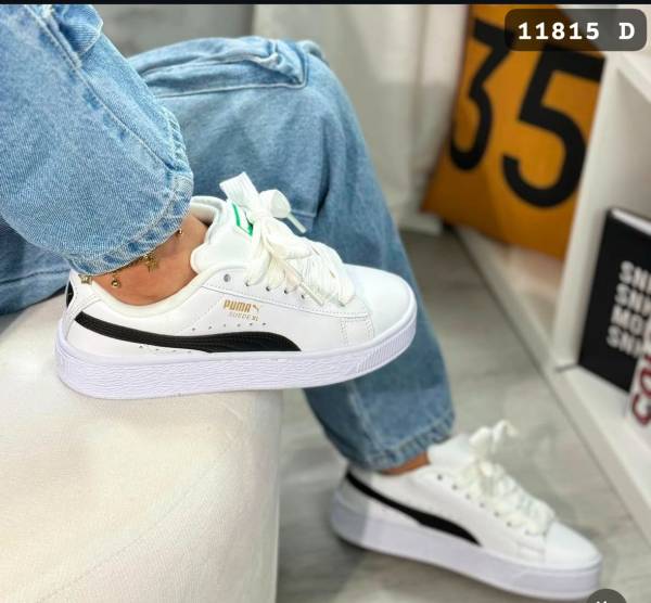 Puma Suede XL White/Black – Clásico Urbano