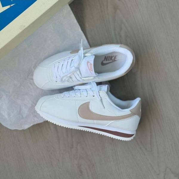 Nike Cortez Leather – White/Beige