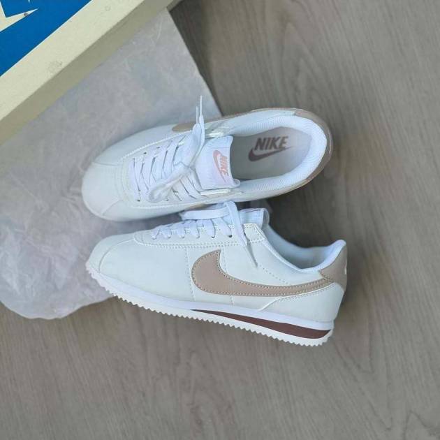 Nike Cortez Leather – White/Beige